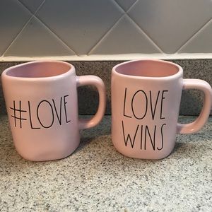 Rae Dunn #Love And Love Wins Mugs